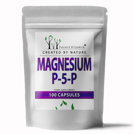 Forest Vitamin® Cytrynian Magnezu P-5-P  100 Kapsułek