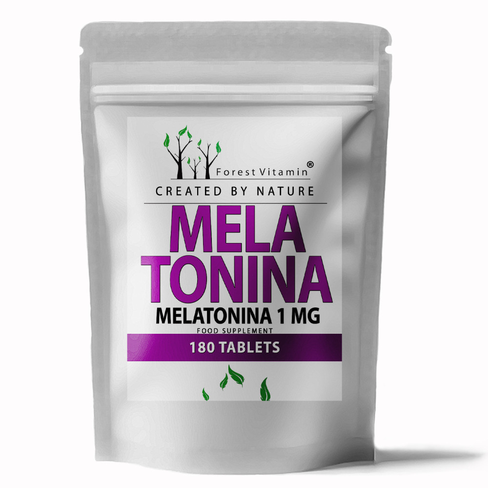 Forest Vitamin - Melatonina 1mg 180 tabletek Forest Vitamin - Melatonina 1mg 180 tabletek