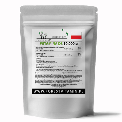 Forest Vitamin®  Witamina D3 10.000iu  Kapsułki