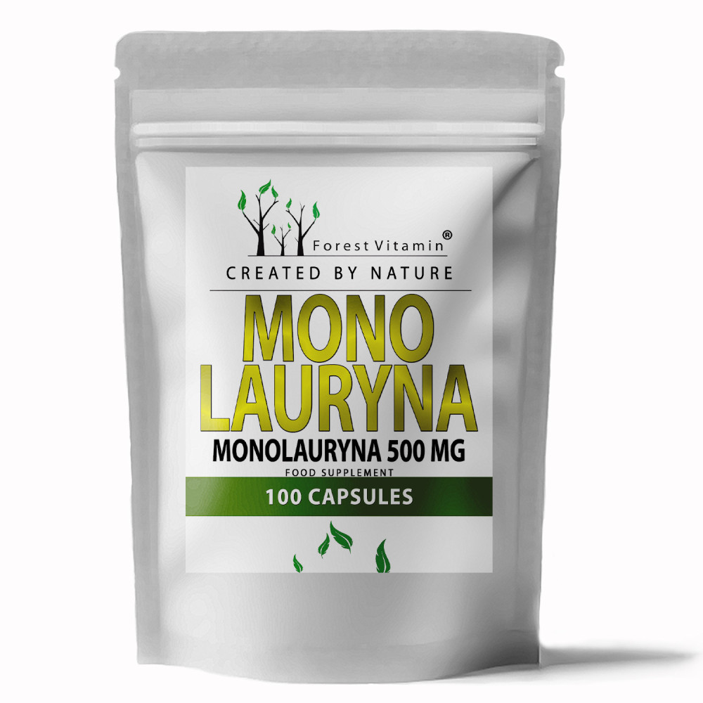 Forest Vitamin - Monolauryna 500mg 100 kapsułek Forest Vitamin - Monolauryna 500mg 100 kapsułek