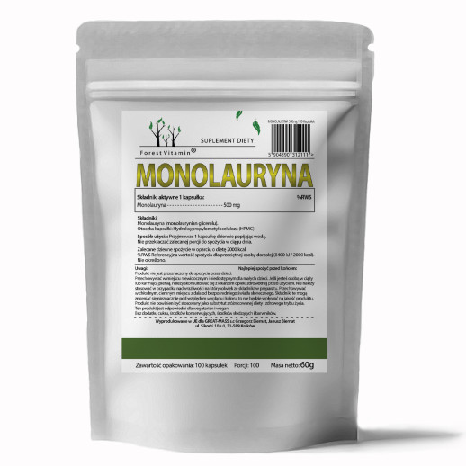 Forest Vitamin - Monolauryna 500mg 100 kapsułek