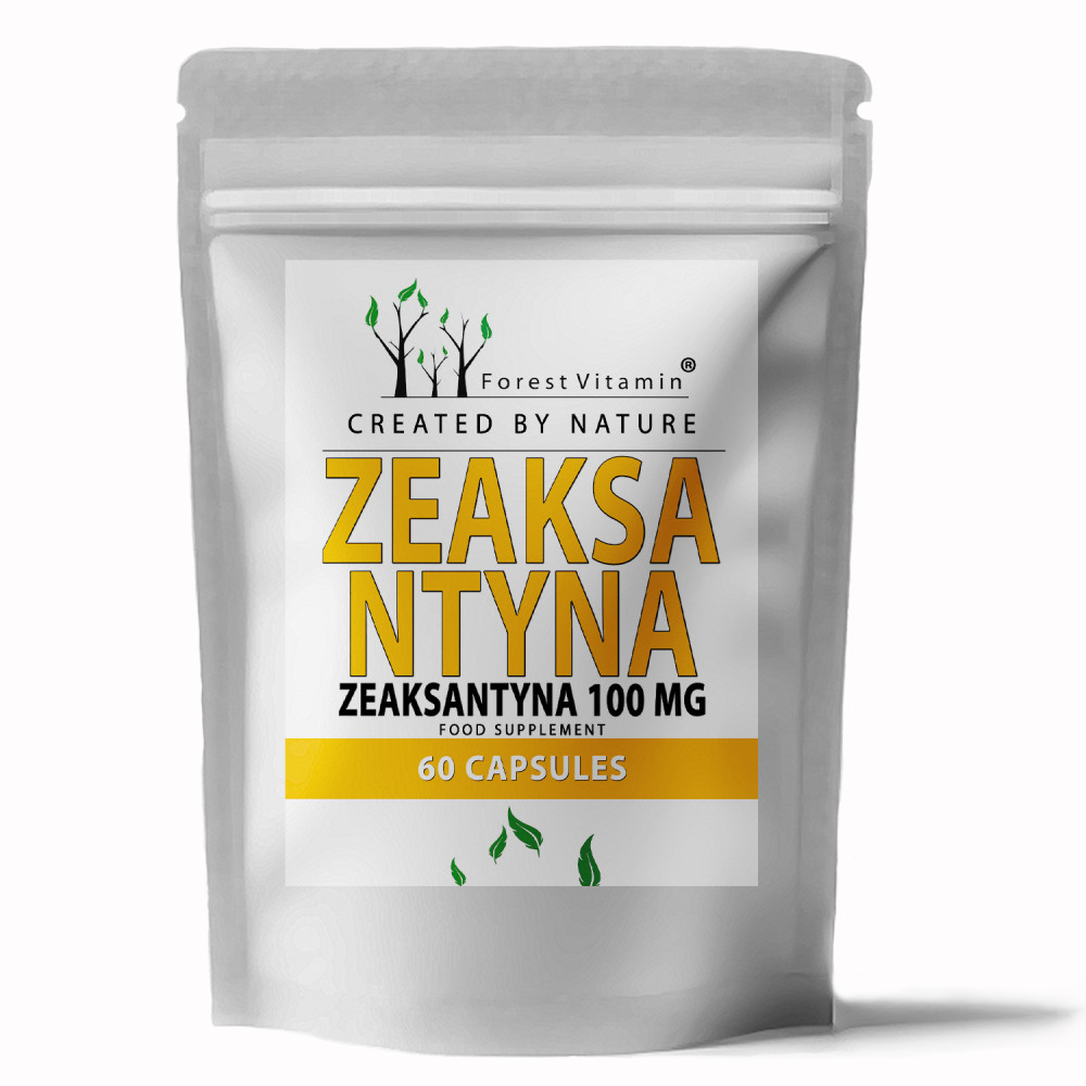 Forest Vitamin® Zeaksantyna 100mg 60 Kapsułek Forest Vitamin® Zeaksantyna 100mg 60 Kapsułek