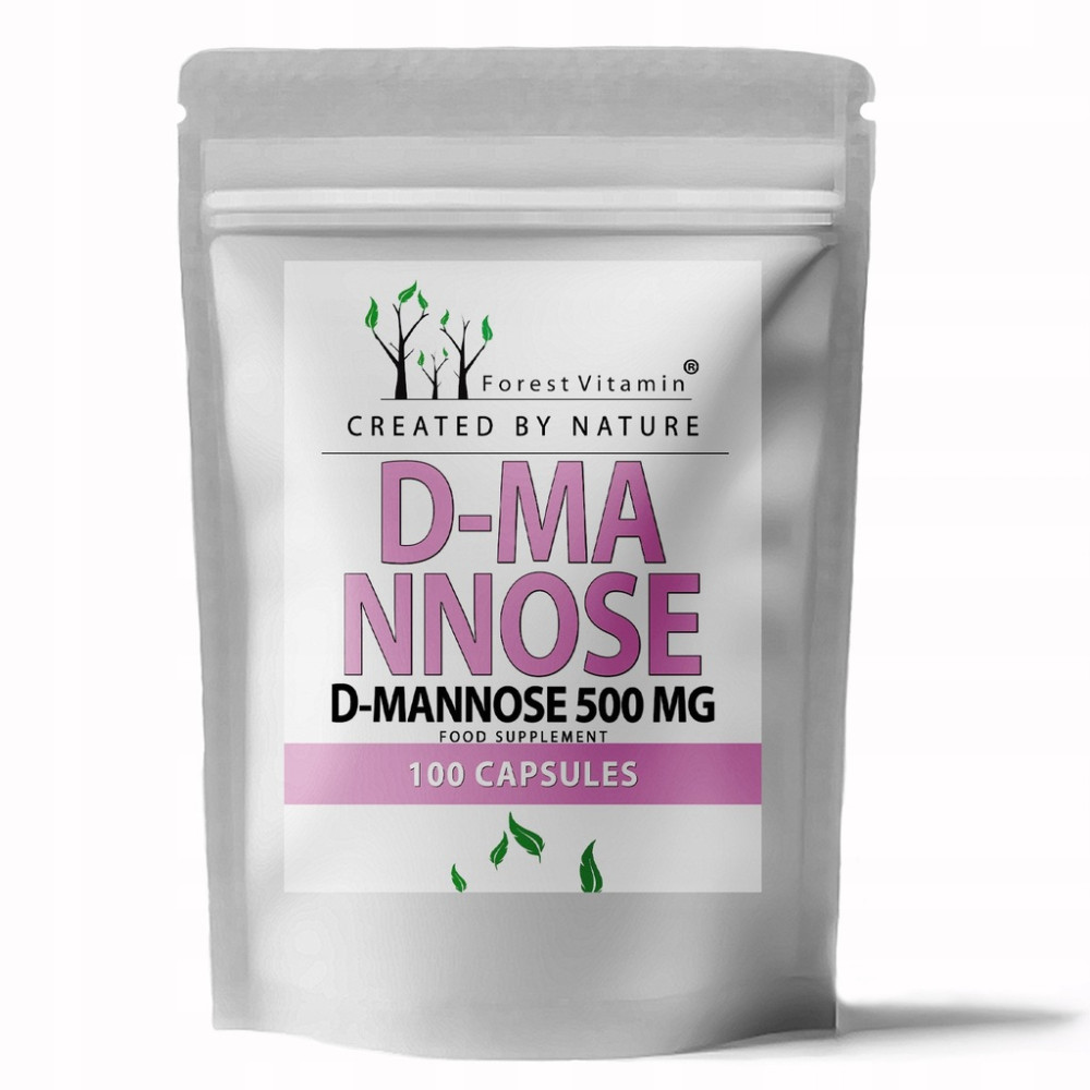 D-Mannoza 500mg 100 Kapsułek od Forest Vitamin® D-Mannoza 500mg 100 Kapsułek od Forest Vitamin®