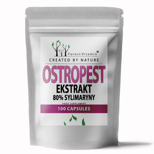Ostropest Plamisty 10000mg  100 Kapsułek od Forest Vitamin®