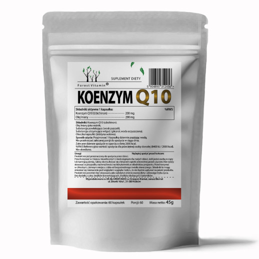Forest Vitamin - Koenzym Q10 200mg 60 kapsułek