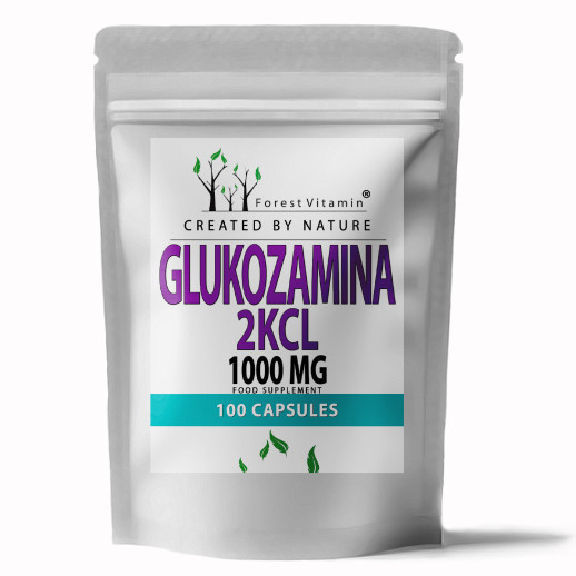 Forest Vitamin®  Glukozamina 2KCL 1000mg  100 Kapsułek
