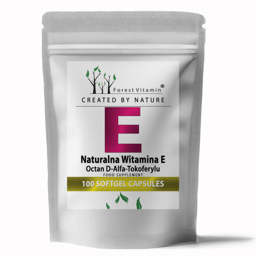 Forest Vitamin - Witamina E 400iu 100 kapsułek