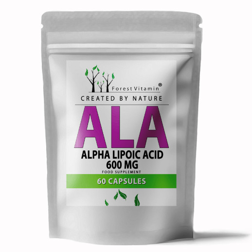 Forest Vitamin®- KWAS ALFA LIPONOWY  600mg  60 Kapsułek
