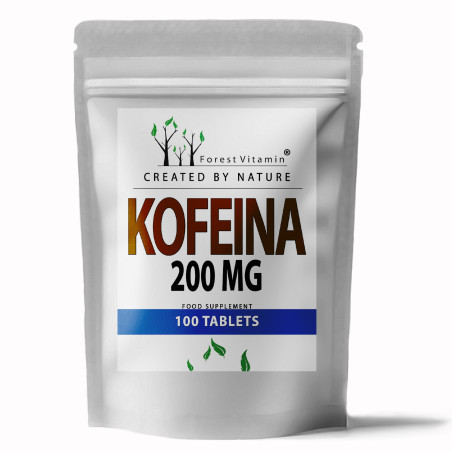 Forest Vitamin®  Kofeina 200mg  100 Tabletek