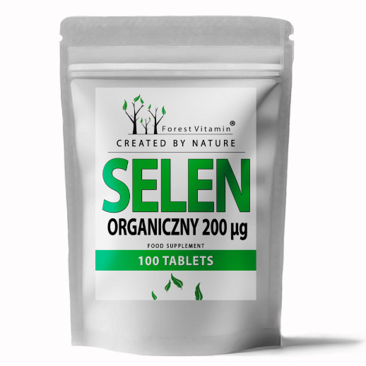 Forest Vitamin®  Selen Organiczny 200mg  100 Tabletek