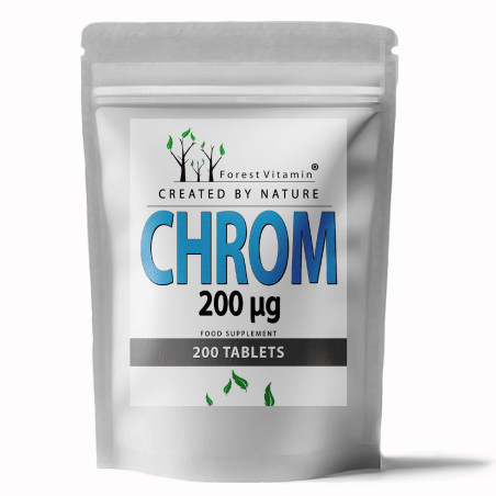 Forest Vitamin®  CHROM PIKOLINIAN  200mg   200 Tabletek