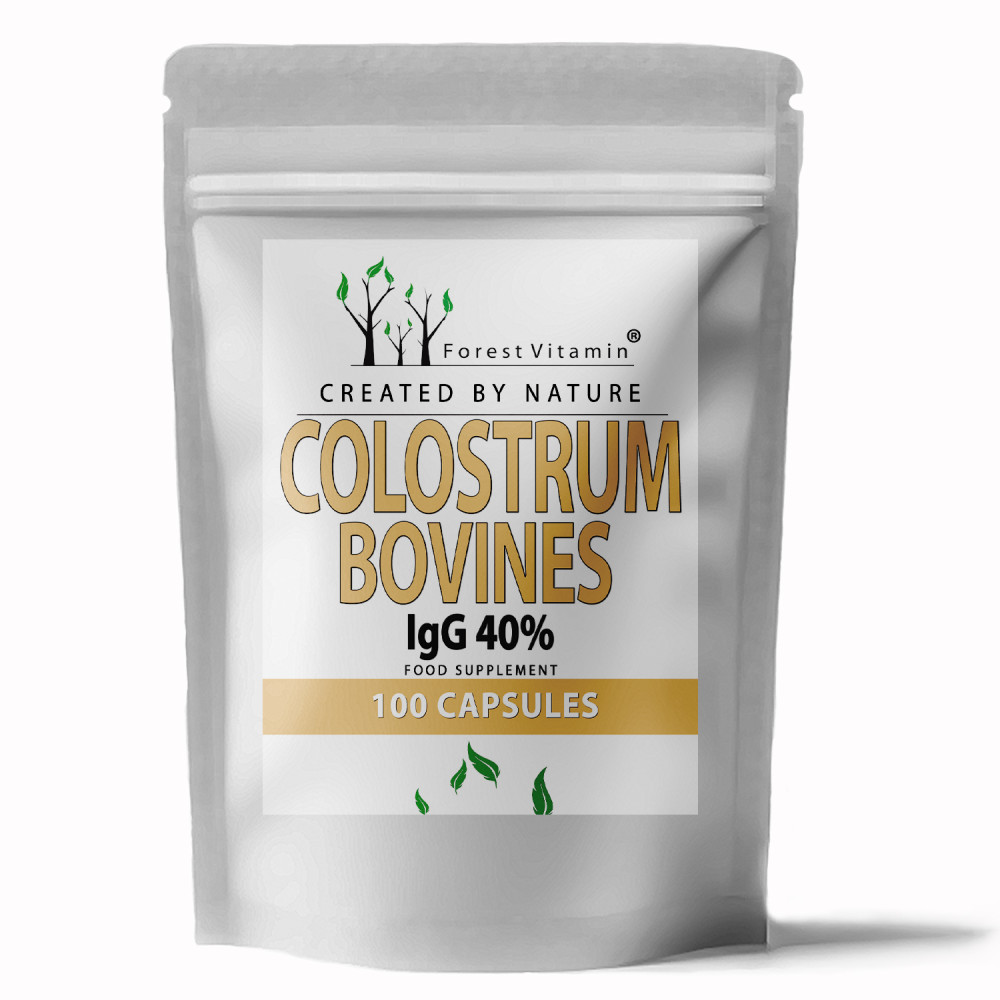 Forest Vitamin® Kolostrum Wołowe IgG 40% 280mg 100 Kapsułek Forest Vitamin® Kolostrum Wołowe IgG 40% 280mg 100 Kapsułek