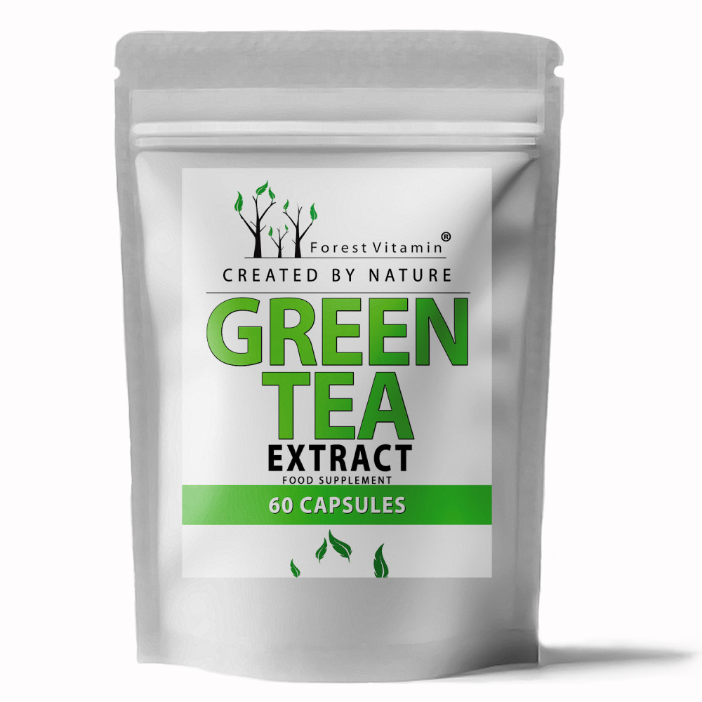 Forest Vitamin®  Zielona Herbata Ekstrakt 500mg   60 Kapsułek