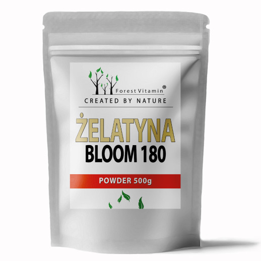 Forest Vitamin®  ŻELATYNA SPOŻYWCZA WIEPRZOWA  500g Proszek