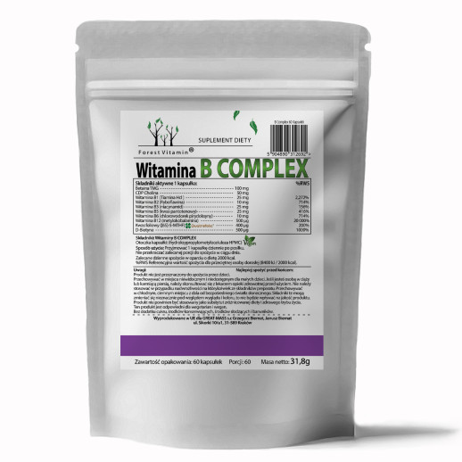Forest Vitamin - B complex 60 kapsułek