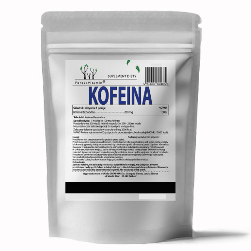 Forest Vitamin®  100% Kofeina Bezwodna  Proszek