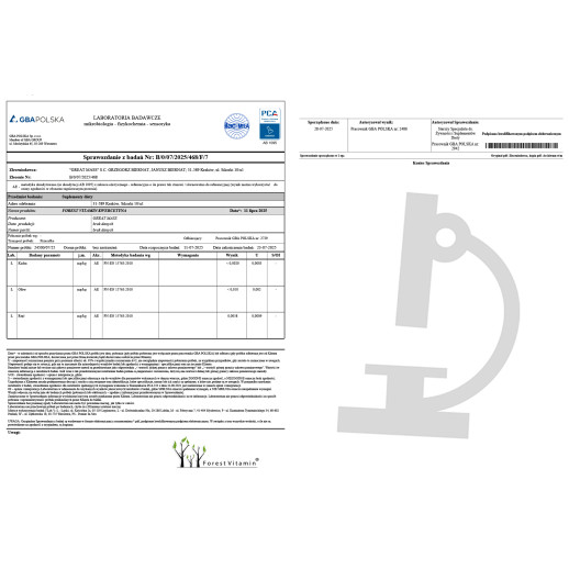 Kwercetyna 50g  w proszku od Forest Vitamin®