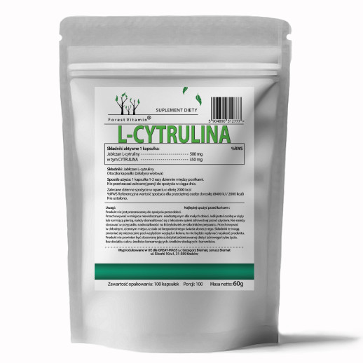 Forest Vitamin - L-Cytrulina 500mg 100 kapsułek