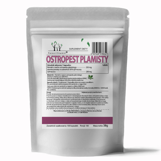 Ostropest Plamisty 10000mg  100 Kapsułek od Forest Vitamin®