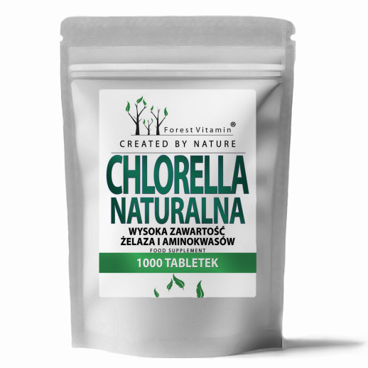 Forest Vitamin - Chlorella Naturalna 250mg 1000 tabletek