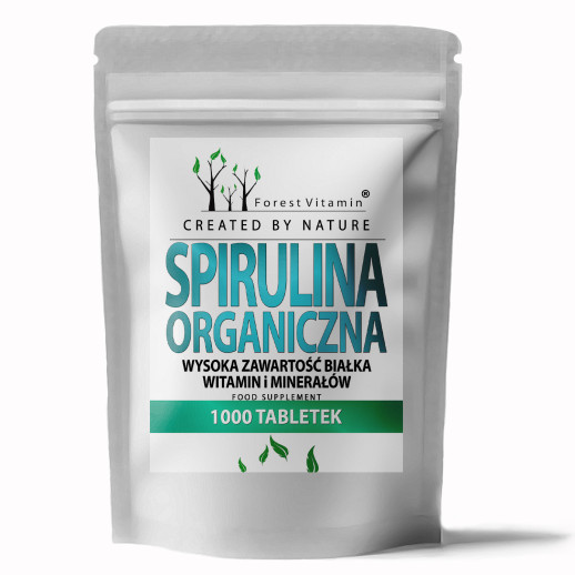 Forest Vitamin - Spirulina Organiczna 1000 tabletek