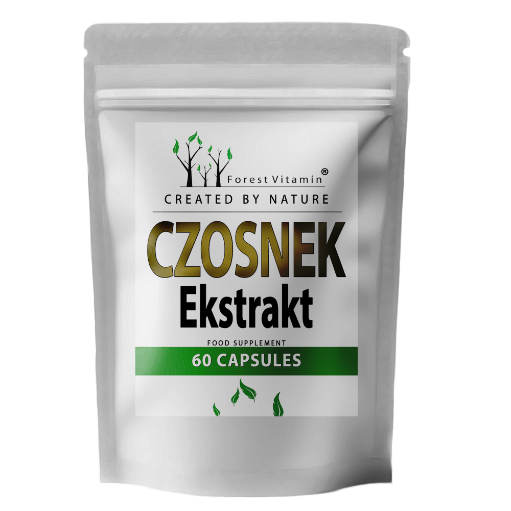 Forest Vitamin - Czosnek Ekstrakt 100mg 60 kapsułek Forest Vitamin - Czosnek Ekstrakt 100mg 60 kapsułek