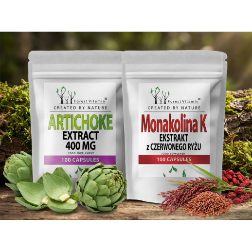 Monakolina K + Karczoch 100 kapsułek