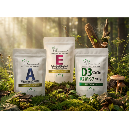 ADEK - Witamina  E + A + D3 k2mk7