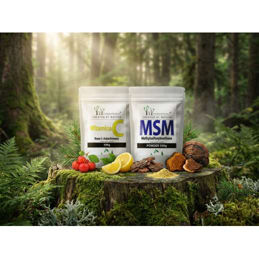 Forest Vitamin - Witamina C + MSM 500g