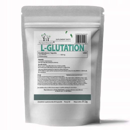 L-Glutation 500mg + N-Acetyl L-Cysteina 600mg