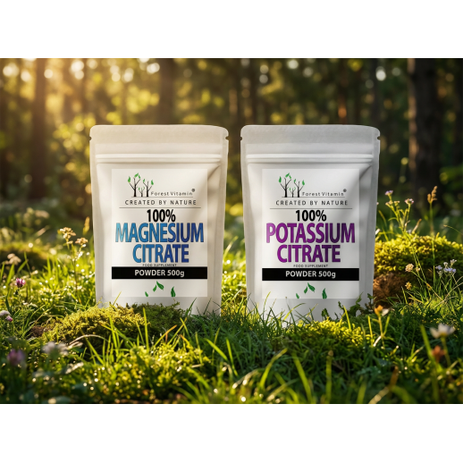 Cytrynian Magnezu + Cytrynian Potasu od Forest Vitamin