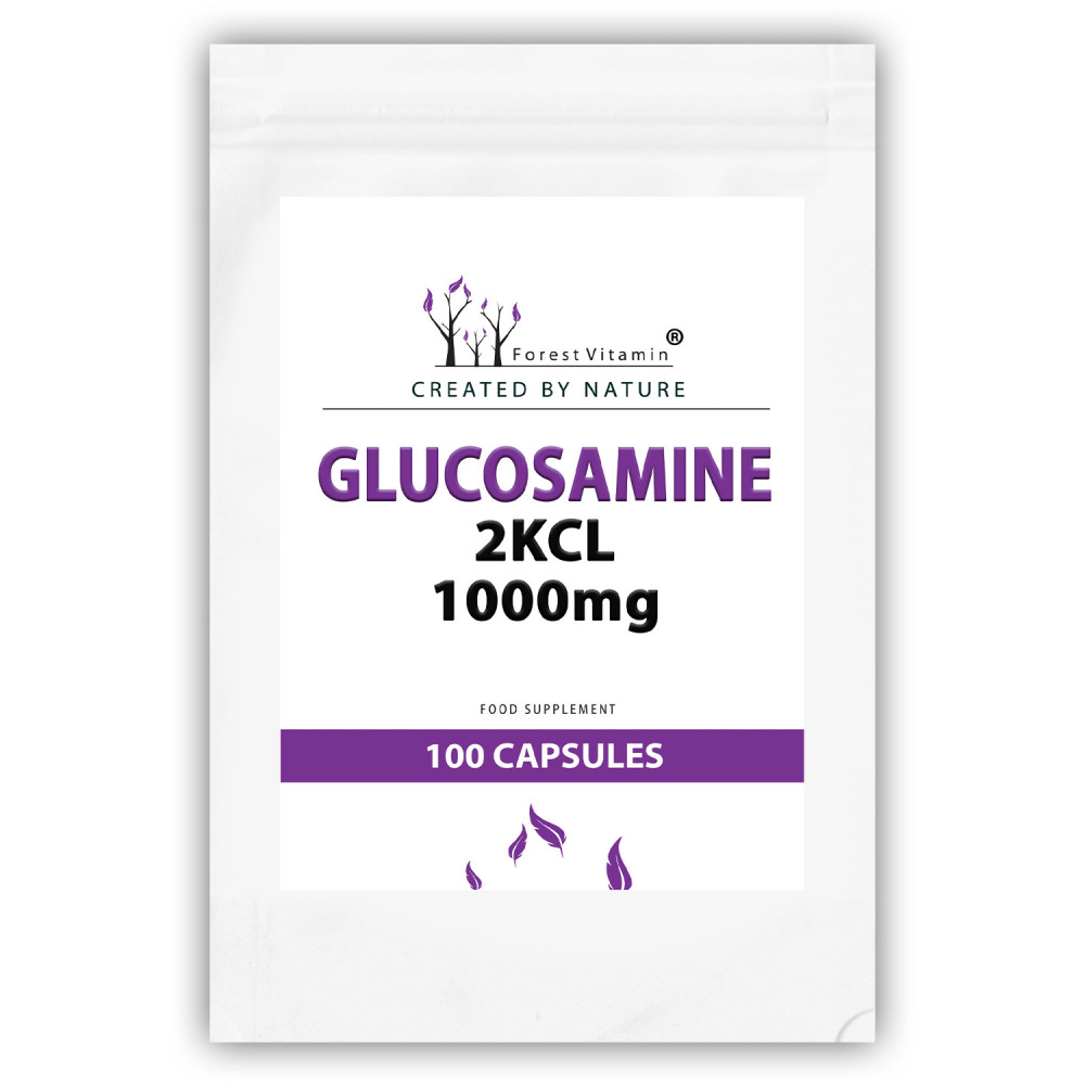 Forest Vitamin®  Glukozamina 2KCL 1000mg  100 Kapsułek