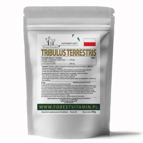 Przejdź do produktu Forest Vitamin® Tribulus Terrestris Ekstrakt - 60 Tabletek