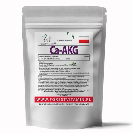 Przejdź do produktu Forest Vitamin® Ca-AKG 500 mg - 60 Kapsułek