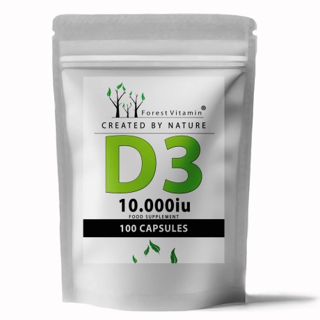 Przejdź do produktu Forest Vitamin® Witamina D3 10.000 IU - Kapsułki