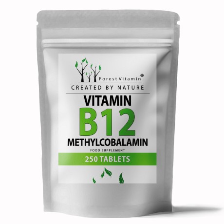 Przejdź do produktu Forest Vitamin® Witamina B12 Metylokobalamina 400 µg - 250 Tabletek