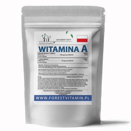 Przejdź do produktu Forest Vitamin® Witamina A 10.000 iu - Tabletki