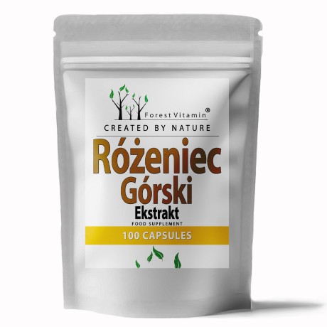 Przejdź do produktu Forest Vitamin® Różeniec Górski Ekstrakt 100 mg - 100 Kapsułek