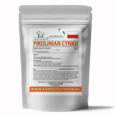 Przejdź do produktu Forest Vitamin® Pikolinian Cynku 15 mg - Kapsułki