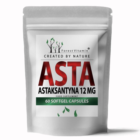 Przejdź do produktu Forest Vitamin® Astaksantyna 12 mg - 60 Kapsułek