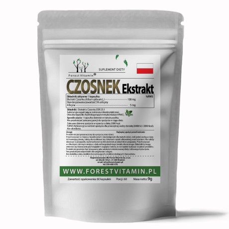 Przejdź do produktu Forest Vitamin® Czosnek Ekstrakt 100 mg - 60 Kapsułek