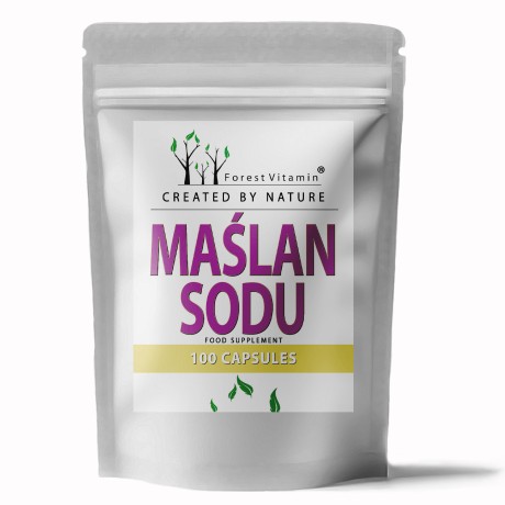 Przejdź do produktu Forest Vitamin® Maślan Sodu 300 mg - 100 Kapsułek HPMC