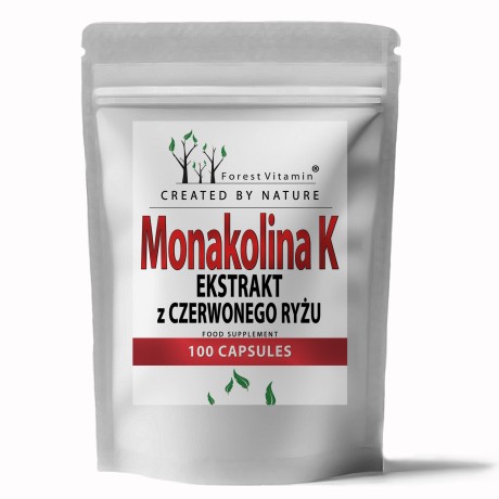 Przejdź do produktu Forest Vitamin® Monakolina K Ekstrakt z Czerwonego ryżu - 100 Kapsułek