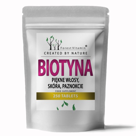 Przejdź do produktu Forest Vitamin® Biotyna 2.5 mg - 250 Tabletek
