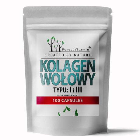 Przejdź do produktu Forest Vitamin® Kolagen Wołowy 550 mg - 100 Kapsułek