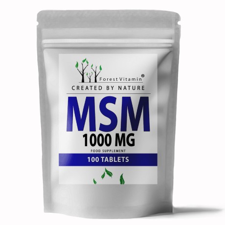 Przejdź do produktu Forest Vitamin® MSM 1000 mg - 100 Tabletek