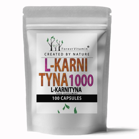 Przejdź do produktu Forest Vitamin® L-KARNITYNA 500 mg - 100 Kapsułek