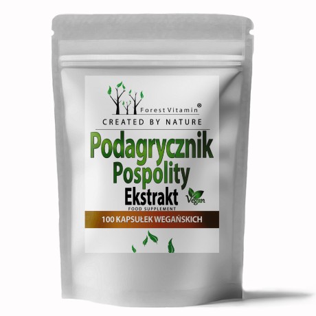 Przejdź do produktu Forest Vitamin® Podagrycznik Pospolity Ekstrakt 500 mg - 100 Kapsułek