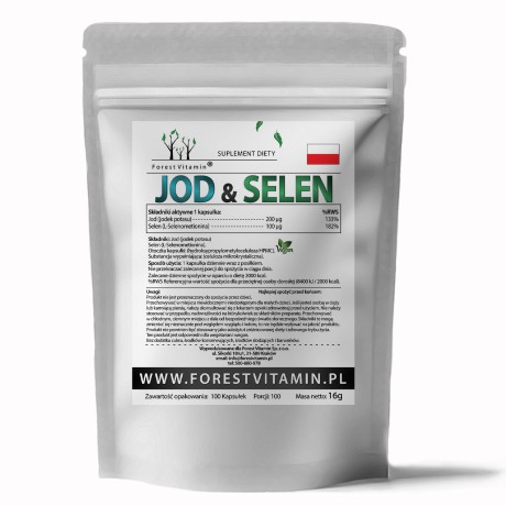 Przejdź do produktu Forest Vitamin® Jod + Selen - 100 Kapsułek