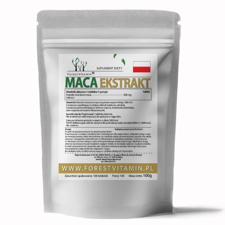 Przejdź do produktu Forest Vitamin® MACA EKSTRAKT 500 mg - 100 Tabletek